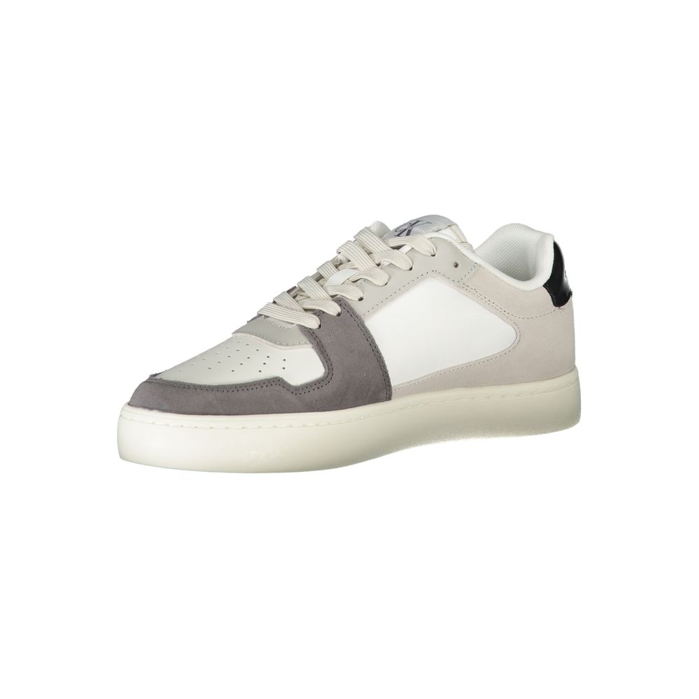 Calvin Klein White Polyester Sneaker