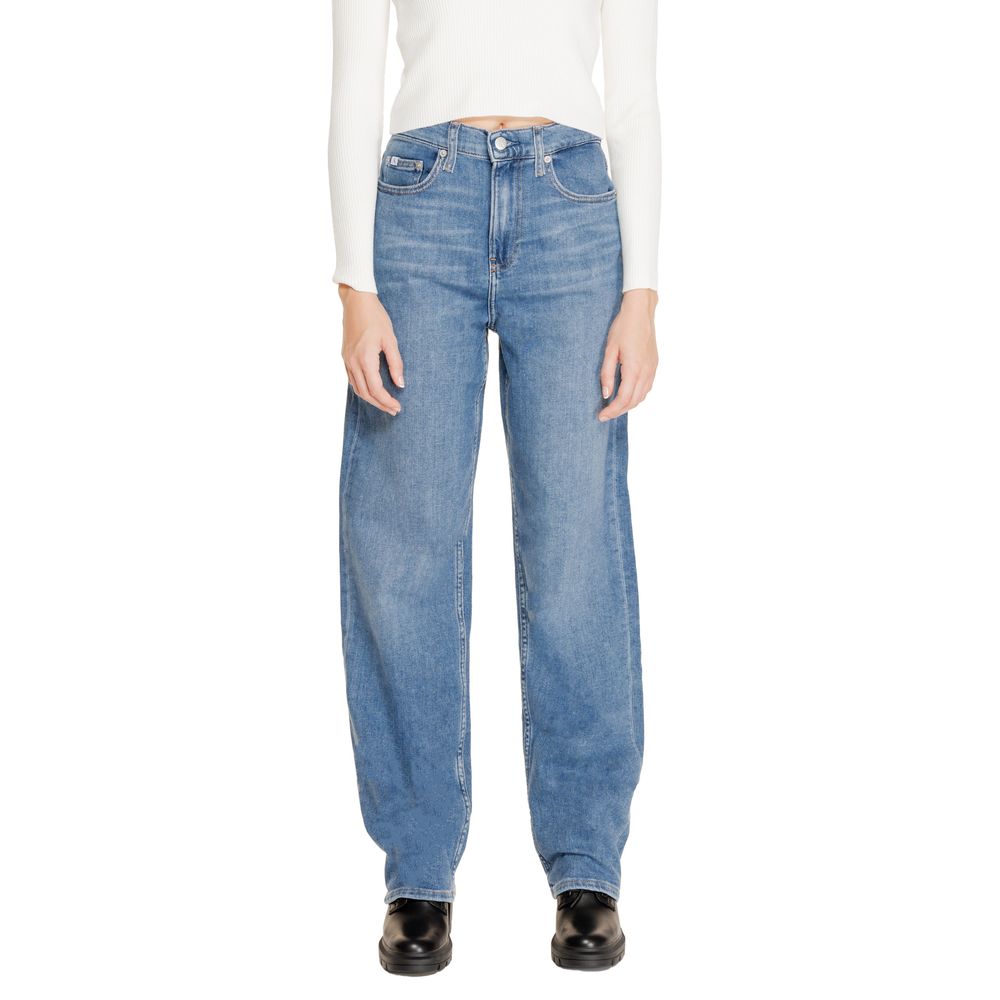 Calvin Klein Jeans Blue Cotton Jeans & Pant