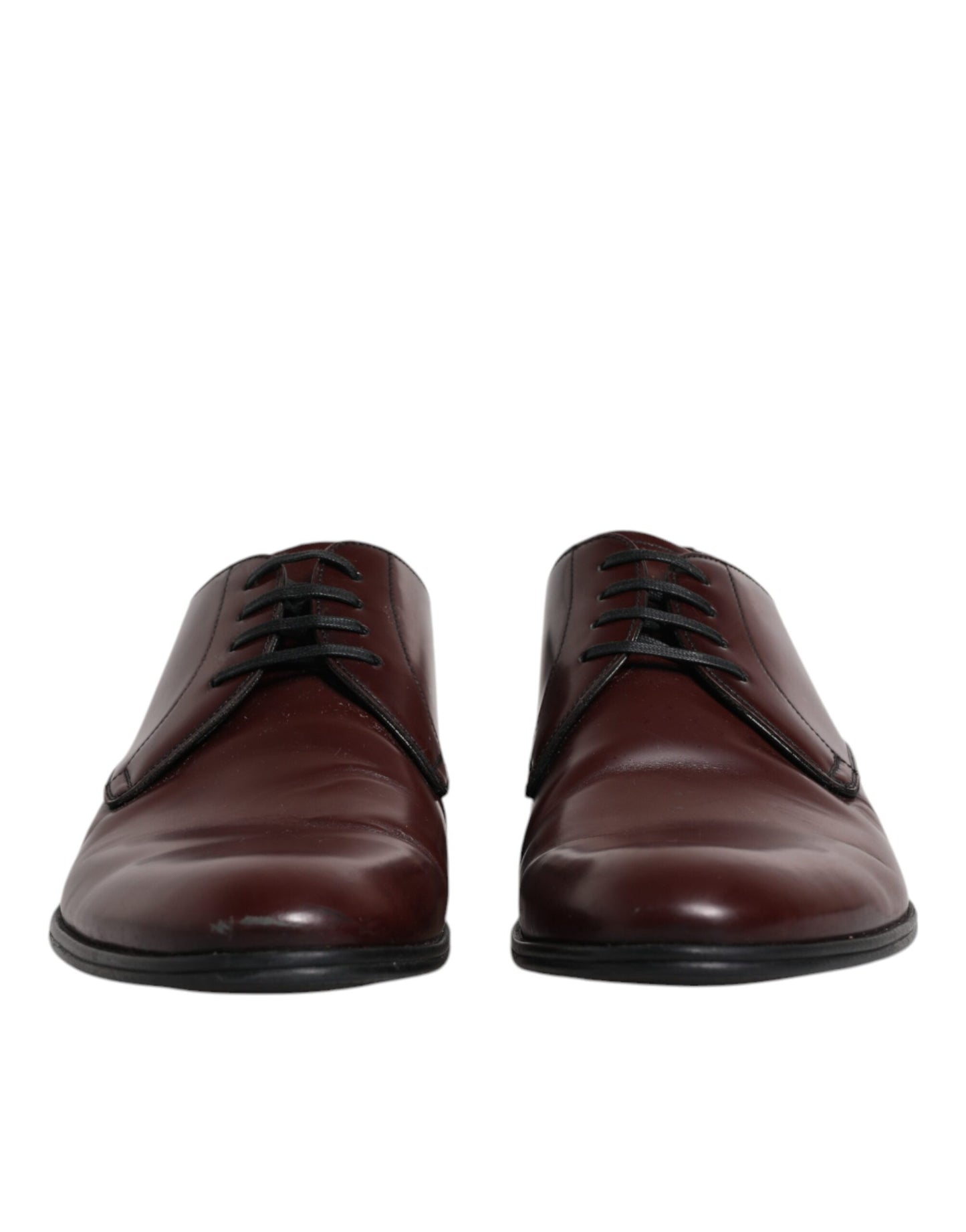 Dolce & Gabbana Brown Leather Derby Formal Men Dress Shoes