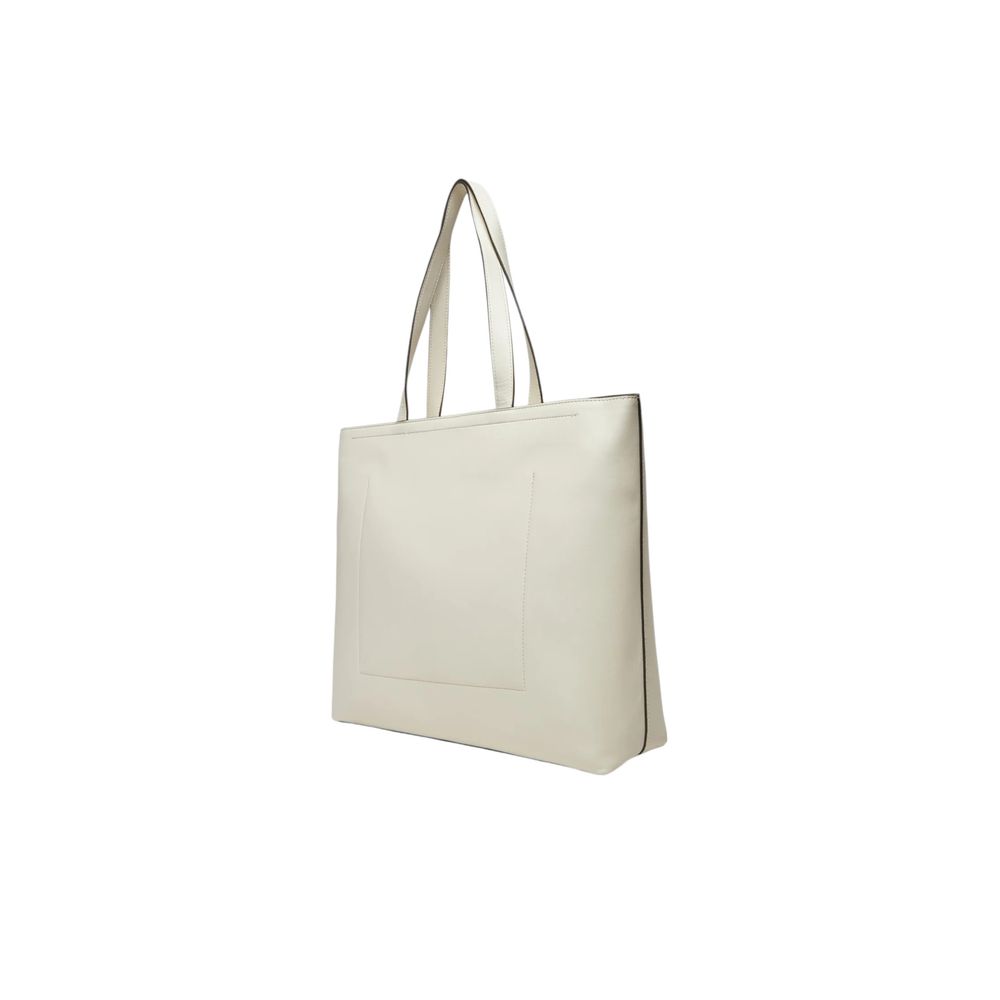 Calvin Klein Jeans White Polyethylene Handbag