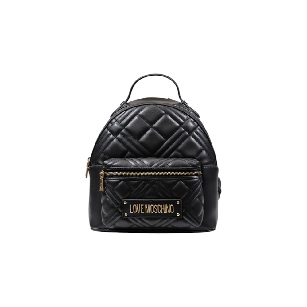 Love Moschino Black Polyethylene Backpack