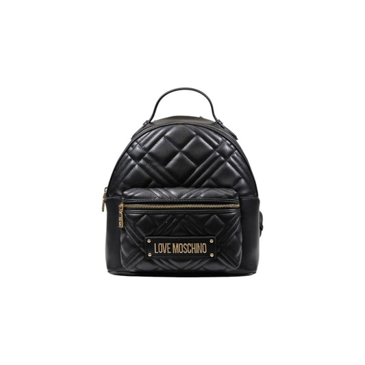 Love Moschino Black Polyethylene Backpack