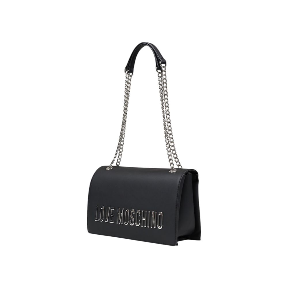 Love Moschino Gray Polyethylene Handbag