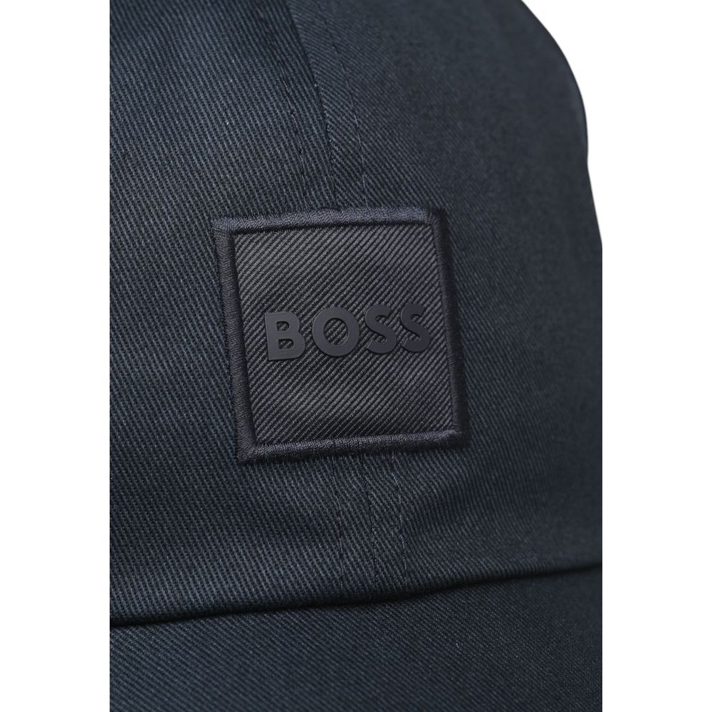 Hugo Boss Blue Cotton Hats & Cap