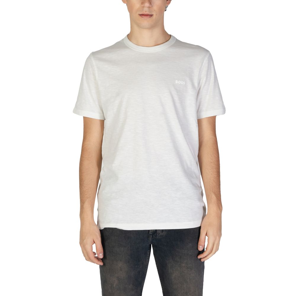 Hugo Boss White Cotton T-Shirt