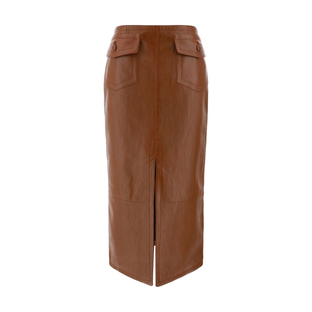 Chloé Leather Skirt