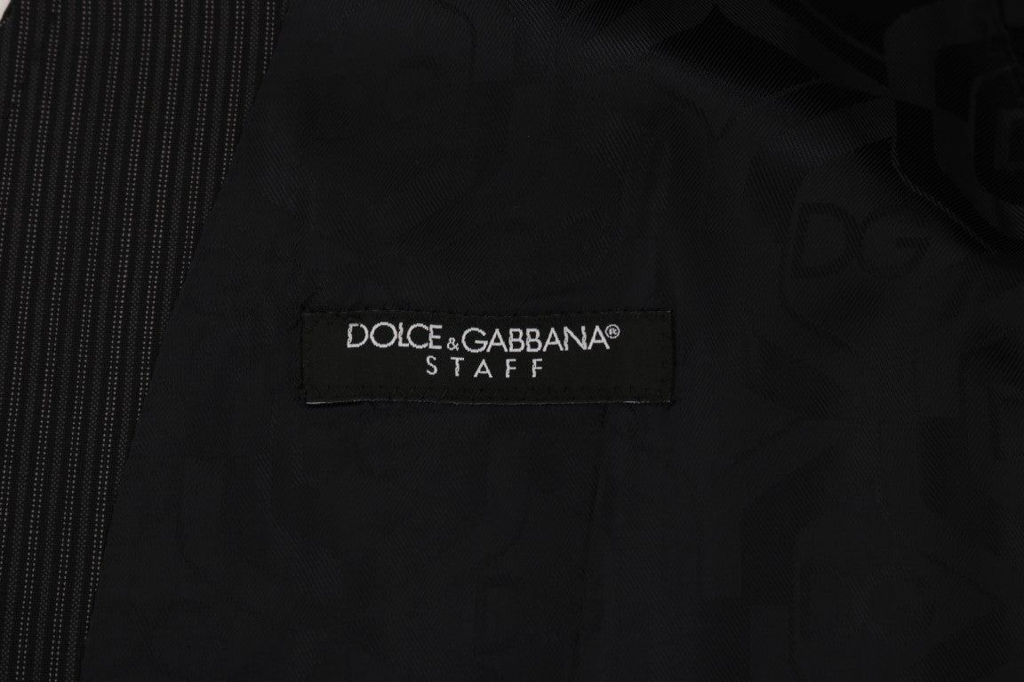 Dolce &amp; Gabbana Gilet stretch en laine gris