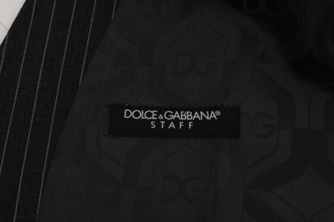 Dolce &amp; Gabbana Graue Wollstretchweste