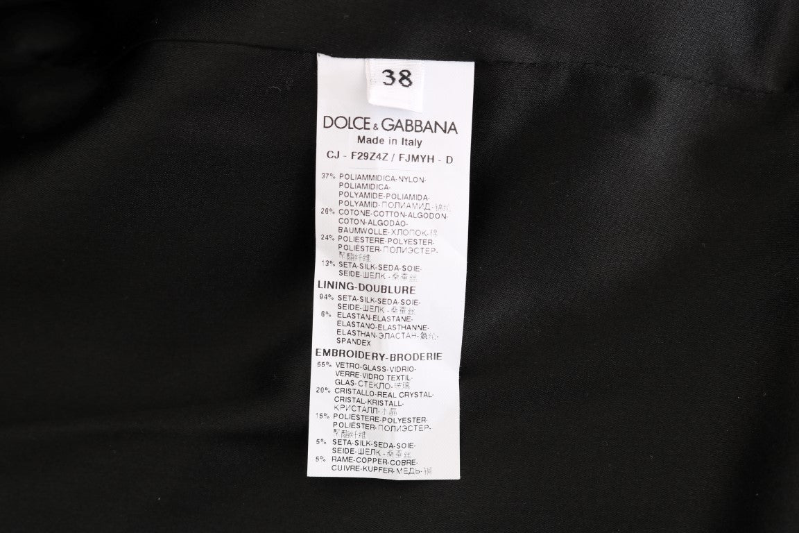 Dolce &amp; Gabbana Veste blazer en brocart noir