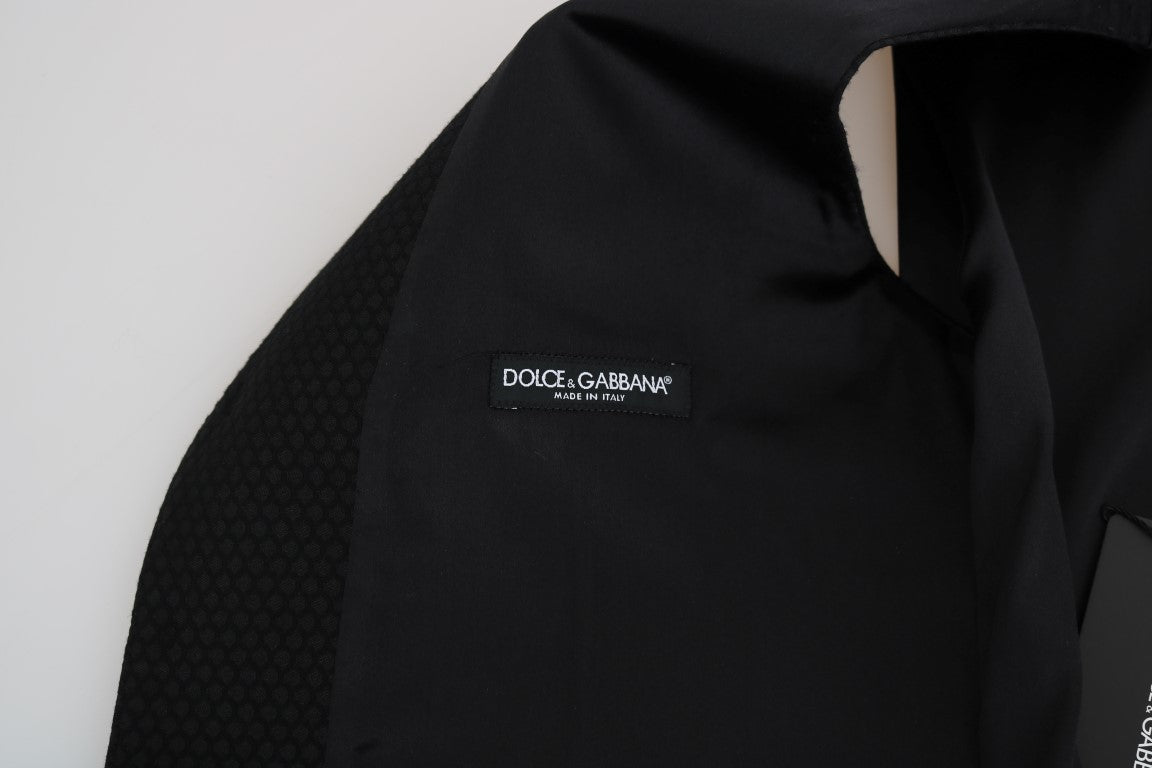 Dolce &amp; Gabbana Gilet noir à motif à pois