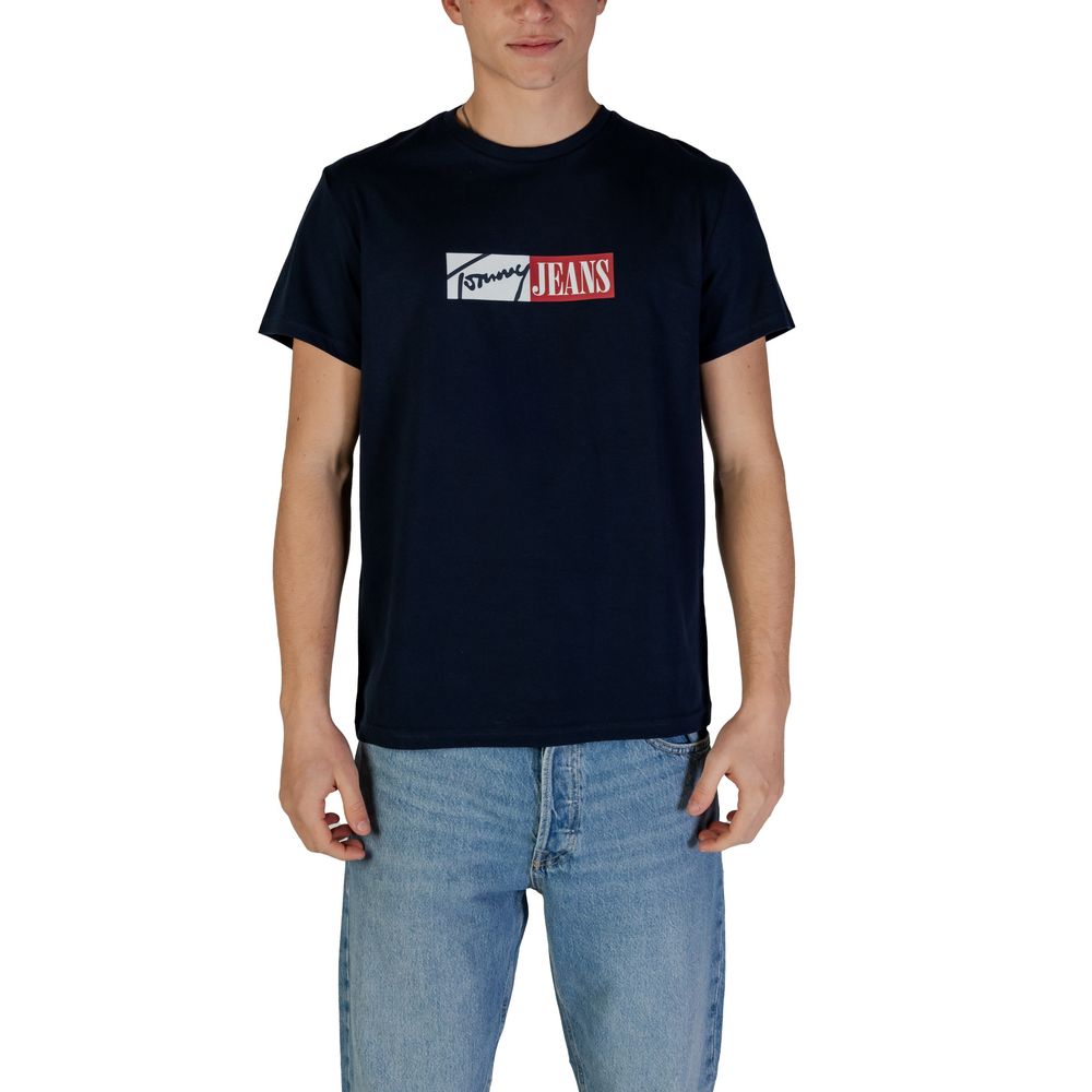 Tommy Hilfiger Jeans Blue Cotton Rigenerato T-Shirt