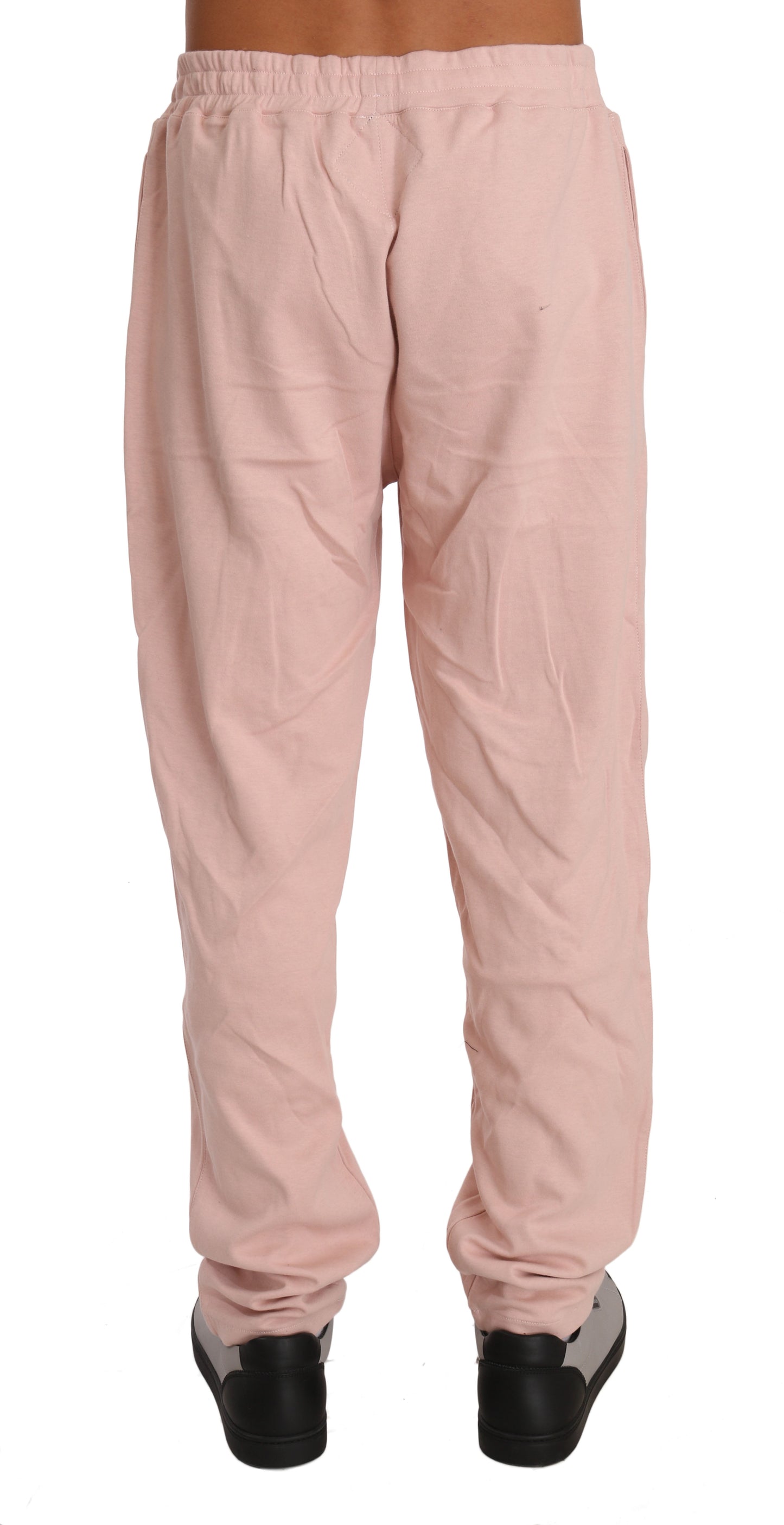 Milliardaire Couture Italienne Pantalon Pull En Coton Rose Survêtement