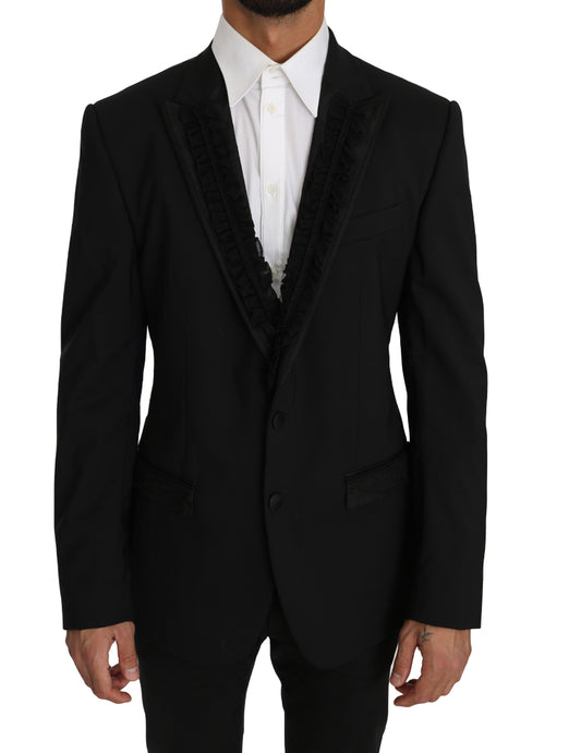 Dolce &amp; Gabbana Veste blazer MARTINI Torrero en laine noire