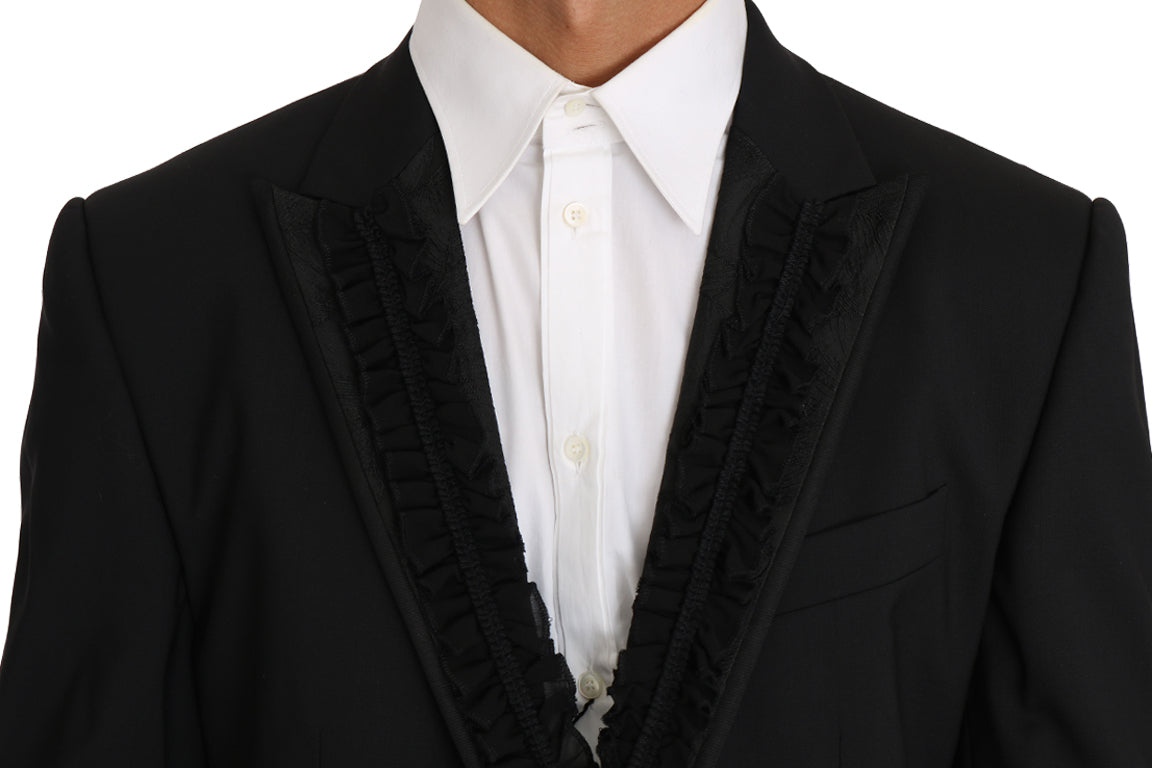 Dolce &amp; Gabbana Veste blazer MARTINI Torrero en laine noire