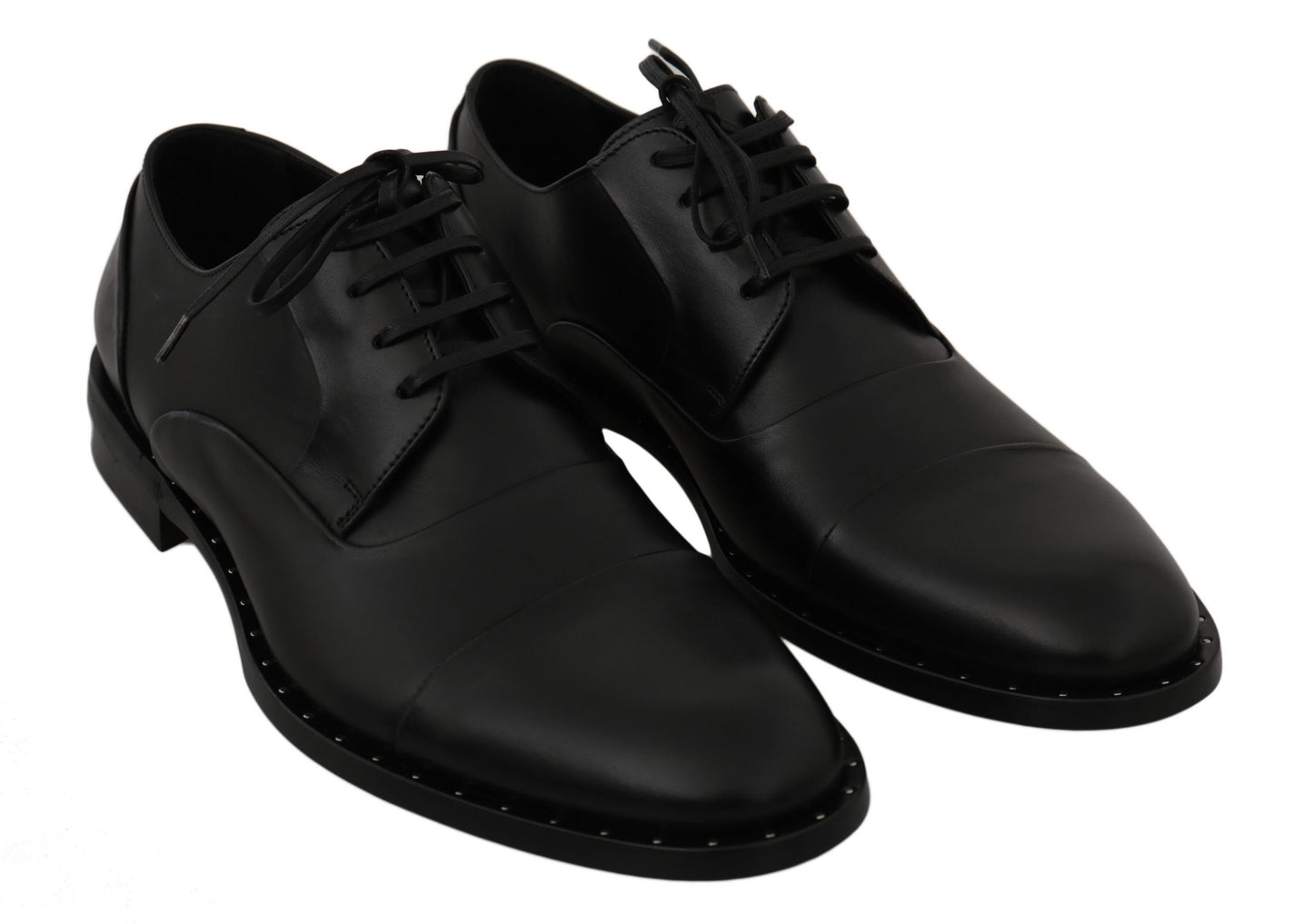 Dolce &amp; Gabbana Chaussures Derby en cuir noir