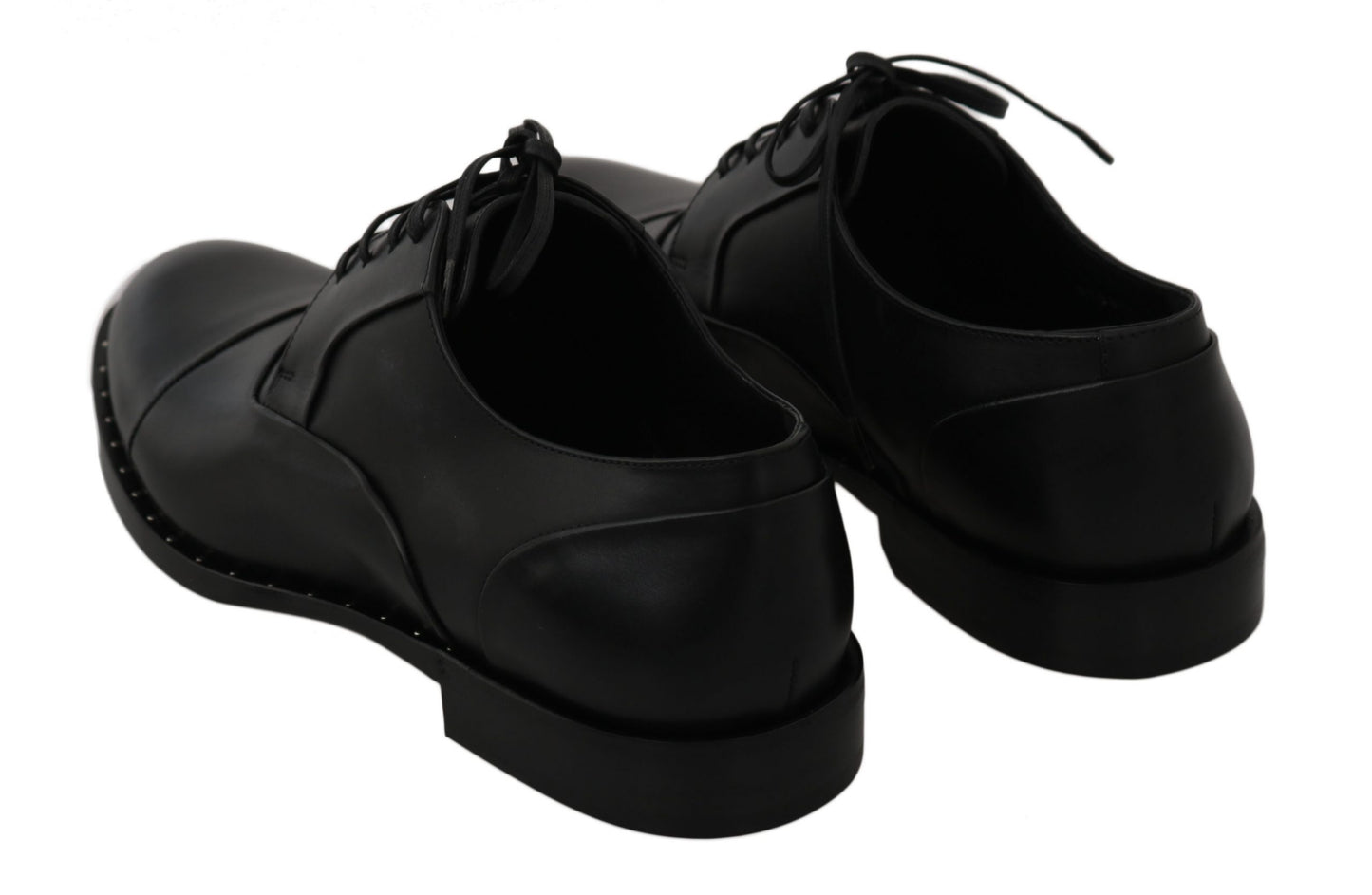 Dolce &amp; Gabbana Chaussures Derby en cuir noir