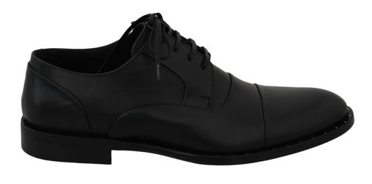 Dolce &amp; Gabbana Chaussures Derby en cuir noir