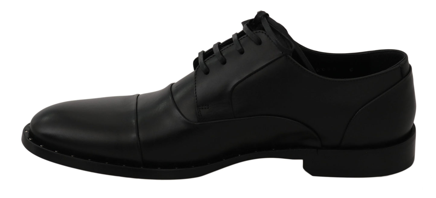 Dolce &amp; Gabbana Chaussures Derby en cuir noir