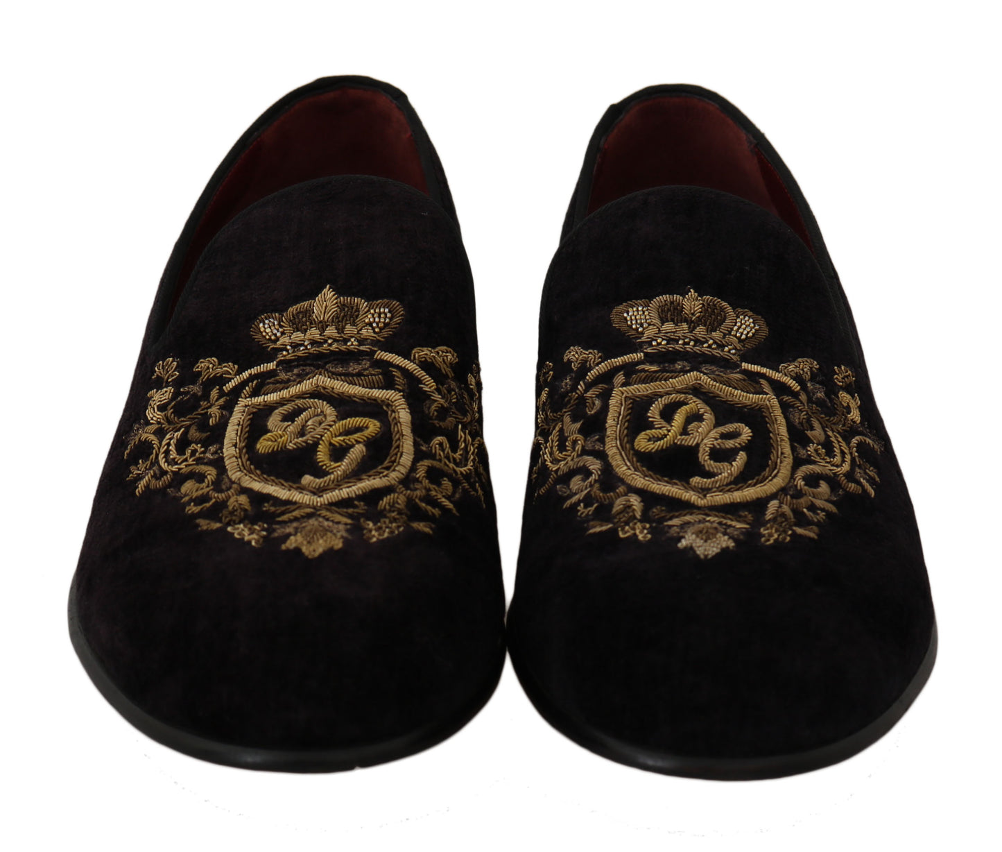 Dolce &amp; Gabbana Chaussures à talons aiguilles en cuir suédé marron