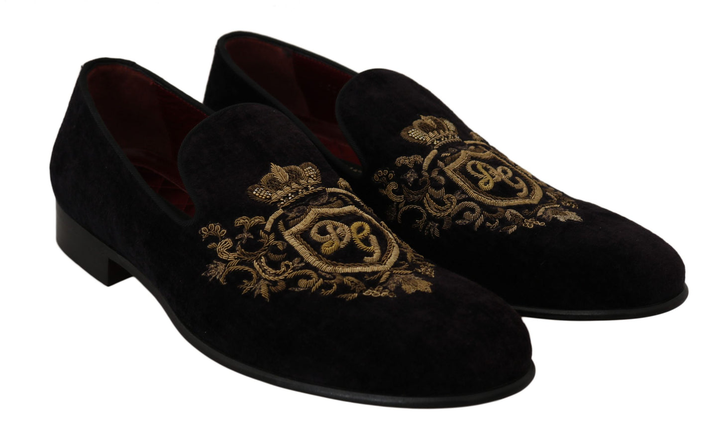 Dolce &amp; Gabbana Chaussures à talons aiguilles en cuir suédé marron