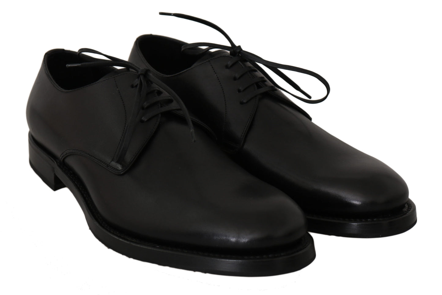 Dolce &amp; Gabbana Chaussures Derby en cuir noir