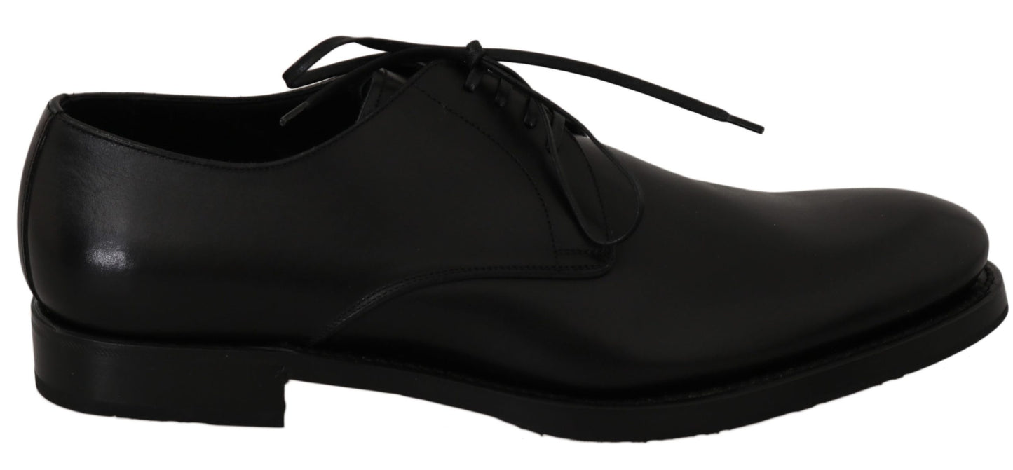 Dolce &amp; Gabbana Chaussures Derby en cuir noir