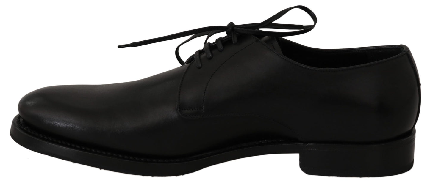 Dolce &amp; Gabbana Chaussures Derby en cuir noir