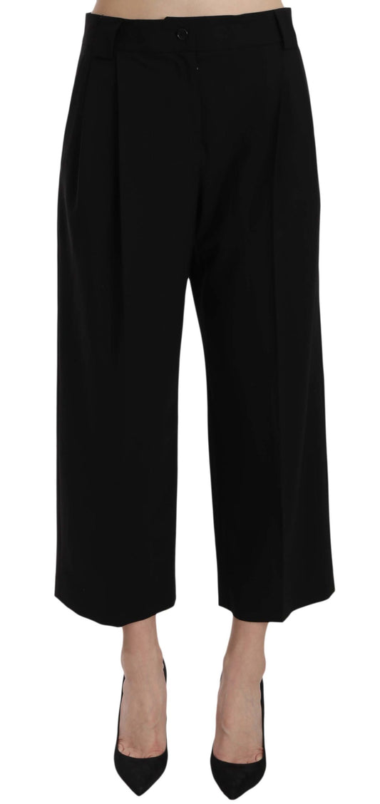 Dolce &amp; Gabbana Pantalon imprimé noir Pantalon